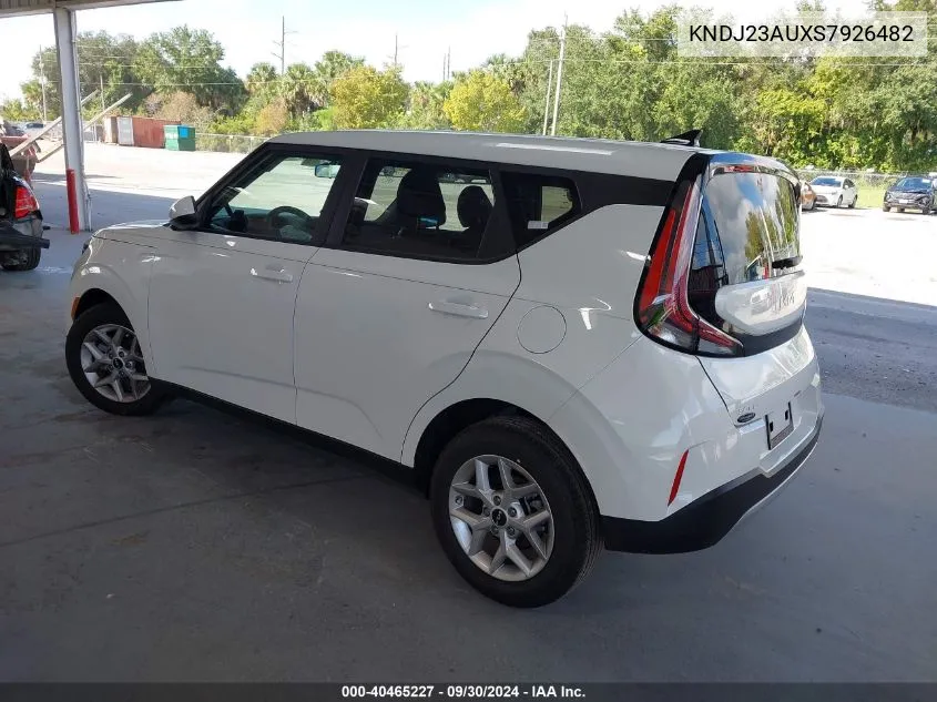 2025 Kia Soul Lx/S VIN: KNDJ23AUXS7926482 Lot: 40465227