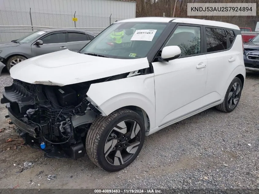 2025 Kia Soul Gt-Line VIN: KNDJ53AU2S7924894 Lot: 40893483