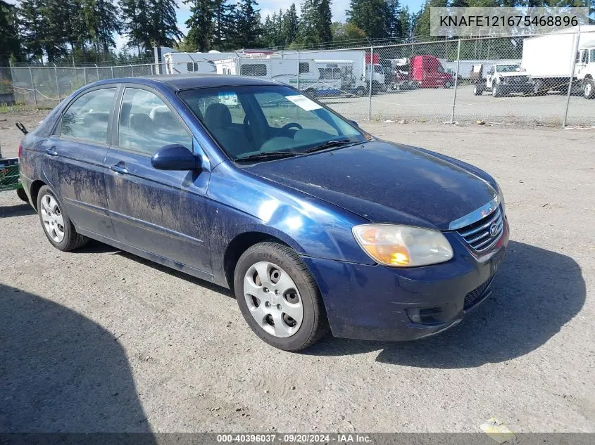 2007 Kia Spectra Ex VIN: KNAFE121675468896 Lot: 40396037