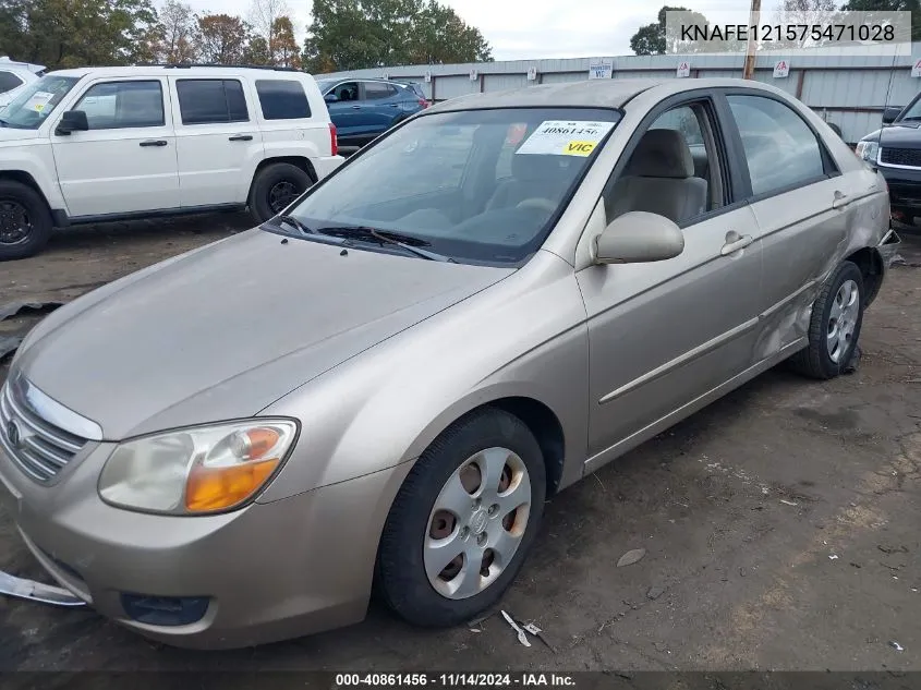 KNAFE121575471028 2007 Kia Spectra Ex