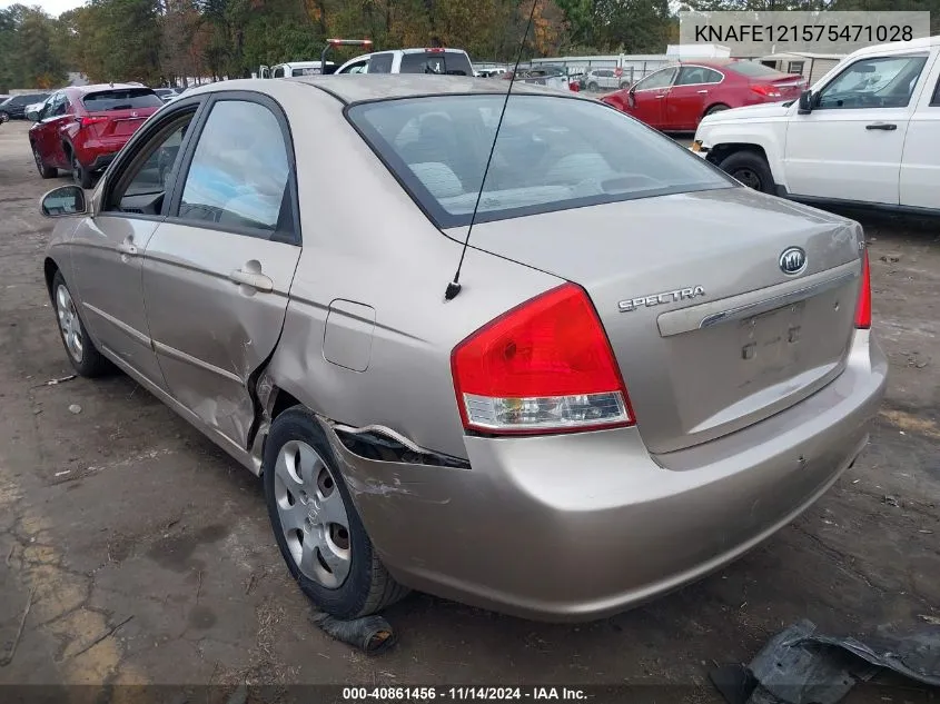 KNAFE121575471028 2007 Kia Spectra Ex