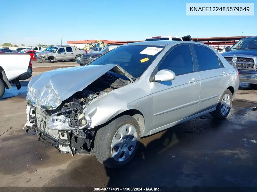 KNAFE122485579649 2008 Kia Spectra Ex