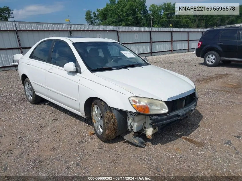 KNAFE221695596578 2009 Kia Spectra Ex