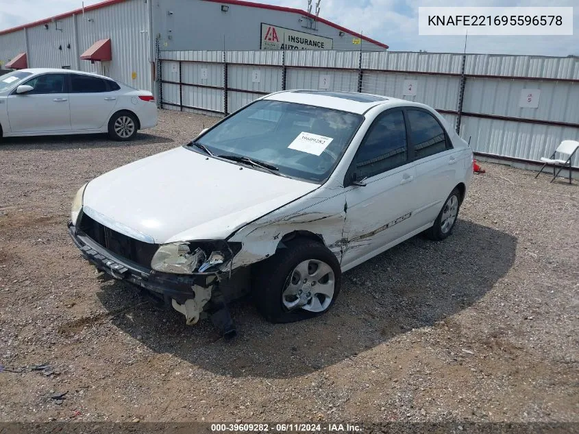 KNAFE221695596578 2009 Kia Spectra Ex