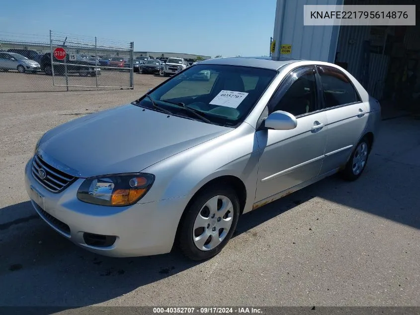 2009 Kia Spectra Ex VIN: KNAFE221795614876 Lot: 40352707