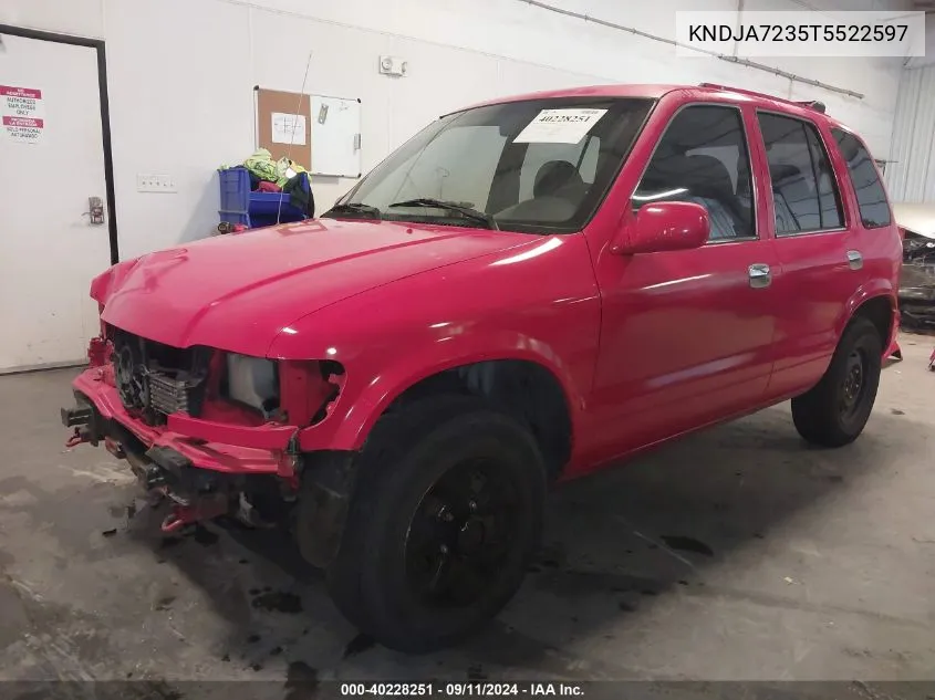 KNDJA7235T5522597 1996 Kia Sportage