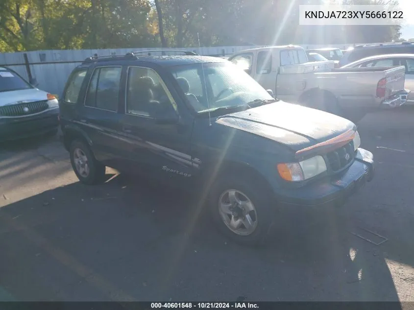 2000 Kia Sportage Ex VIN: KNDJA723XY5666122 Lot: 40601548