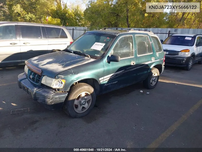 2000 Kia Sportage Ex VIN: KNDJA723XY5666122 Lot: 40601548