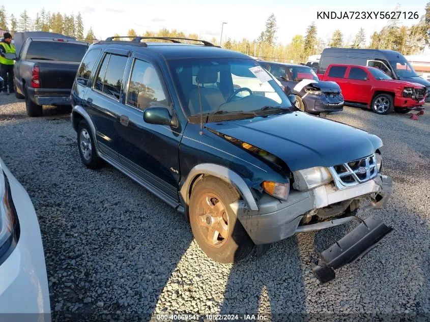 2000 Kia Sportage Ex VIN: KNDJA723XY5627126 Lot: 40669541