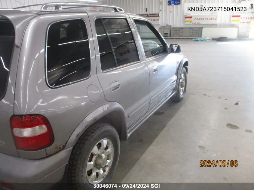 KNDJA723715041523 2001 Kia Sportage