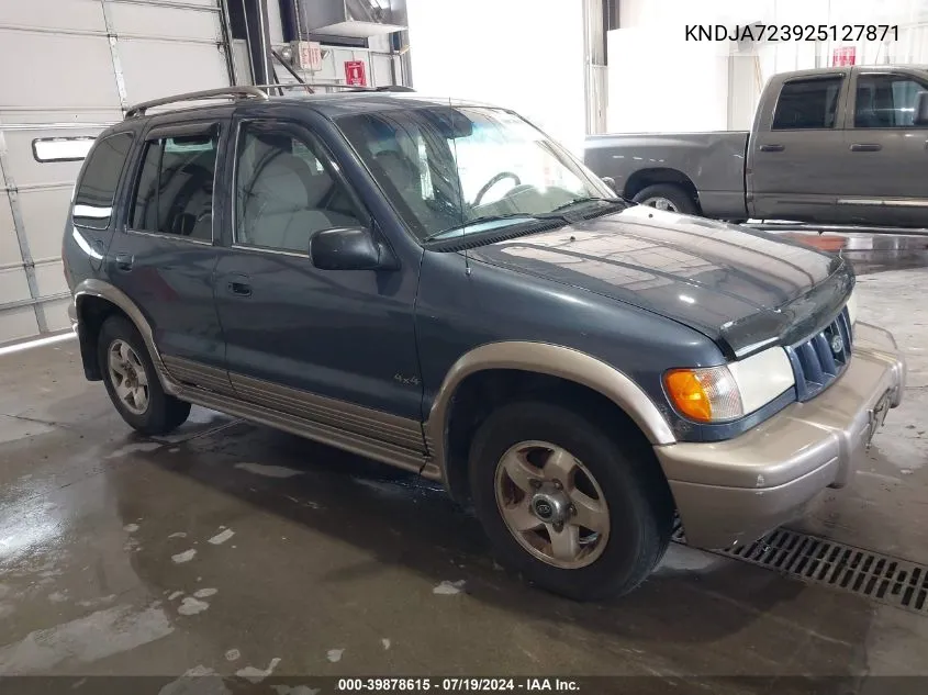 2002 Kia Sportage VIN: KNDJA723925127871 Lot: 39878615