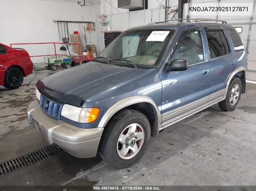 KNDJA723925127871 2002 Kia Sportage