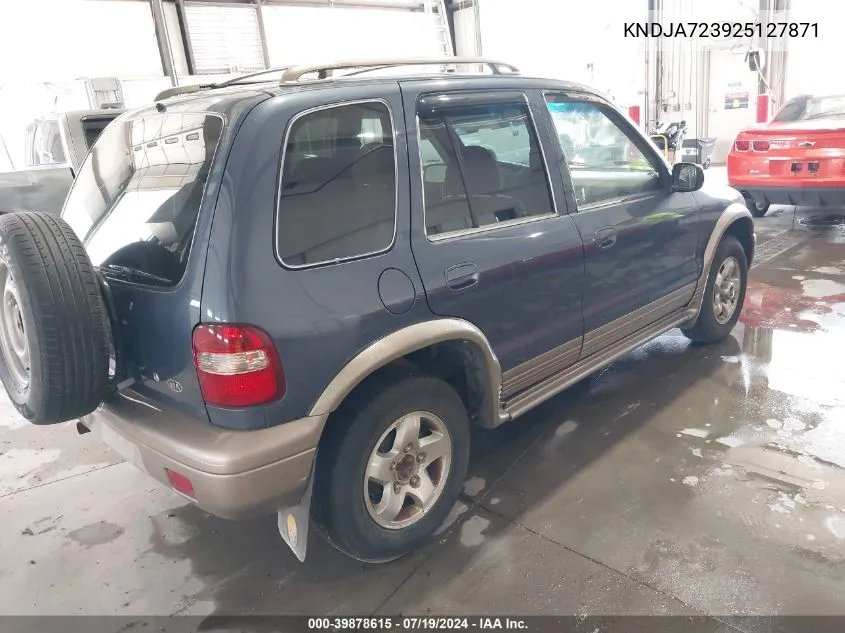 KNDJA723925127871 2002 Kia Sportage