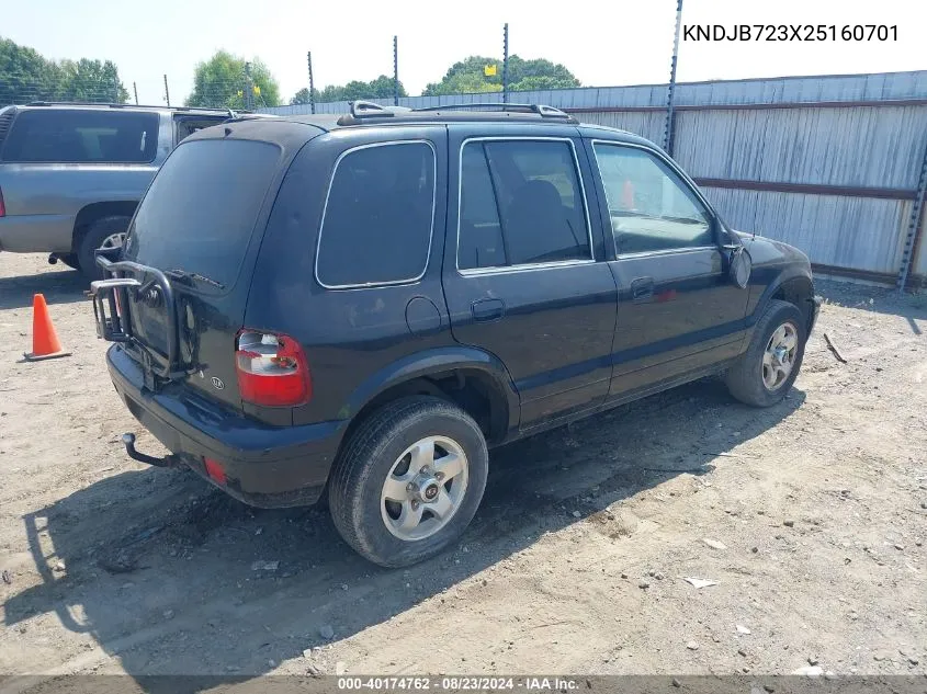 KNDJB723X25160701 2002 Kia Sportage