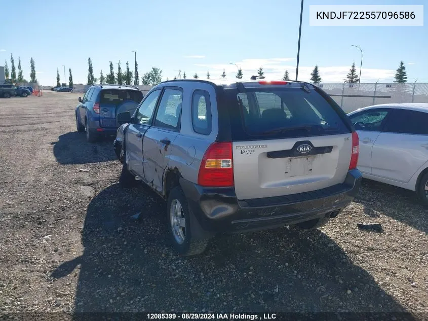 KNDJF722557096586 2005 Kia Sportage