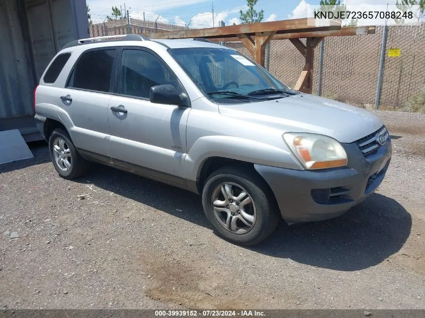 2005 Kia Sportage Ex V6/Lx V6 VIN: KNDJE723657088248 Lot: 39939152