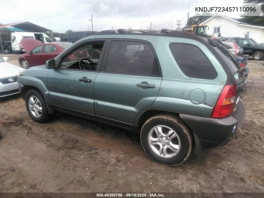 KNDJF723457110096 2005 Kia Sportage Ex V6/Lx V6