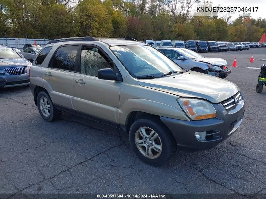 2005 Kia New Sportage VIN: KNDJE723257046417 Lot: 40597604