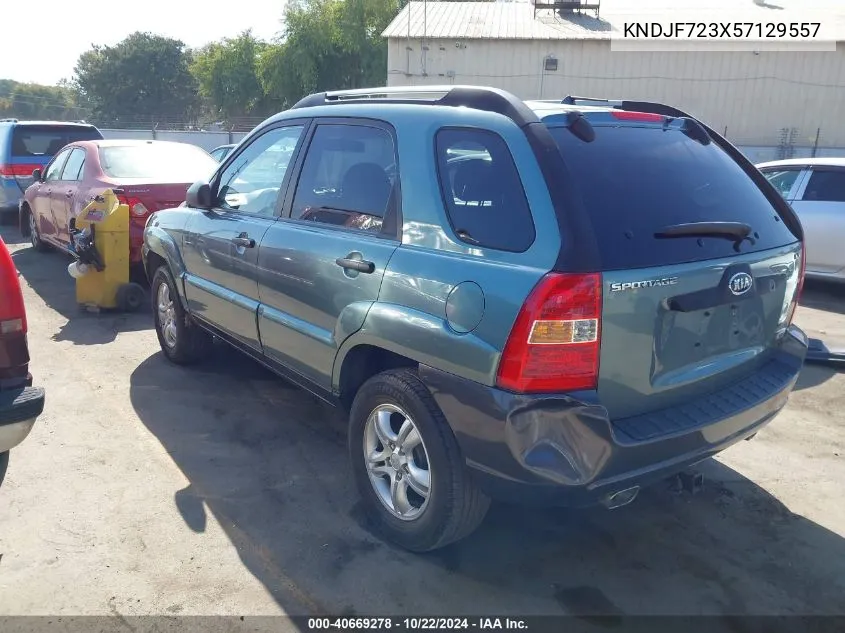 2005 Kia Sportage Ex V6/Lx V6 VIN: KNDJF723X57129557 Lot: 40669278