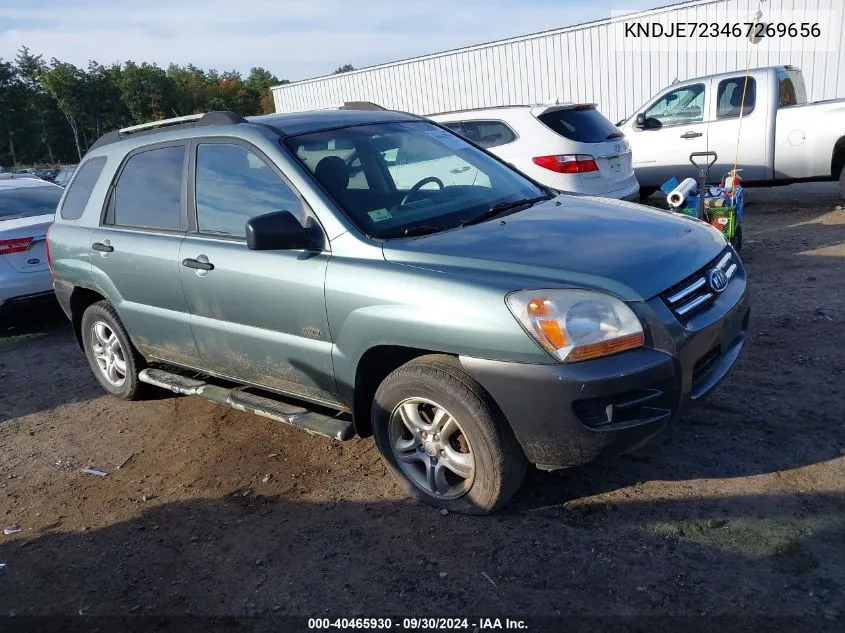 2006 Kia Sportage Ex V6/Lx V6 VIN: KNDJE723467269656 Lot: 40465930