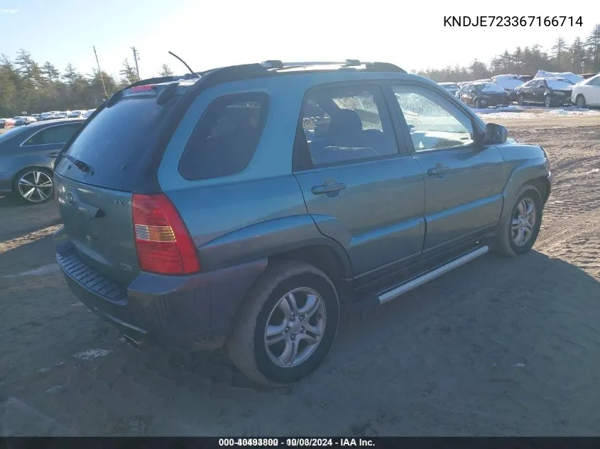 KNDJE723367166714 2006 Kia Sportage Ex V6/Lx V6