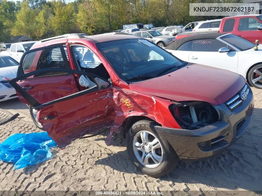 KNDJF723867262187 2006 Kia Sportage Ex V6/Lx V6