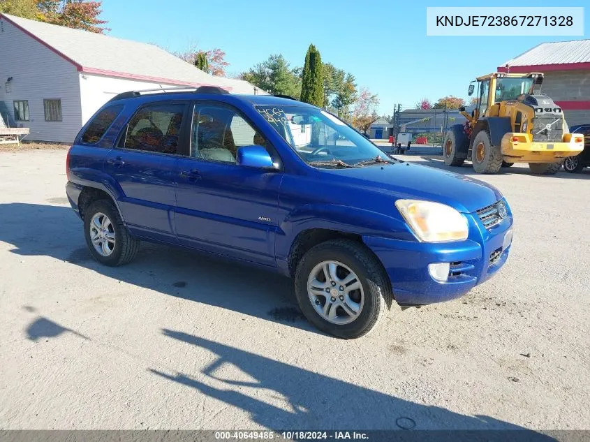 2006 Kia Sportage Ex V6/Lx V6 VIN: KNDJE723867271328 Lot: 40649485