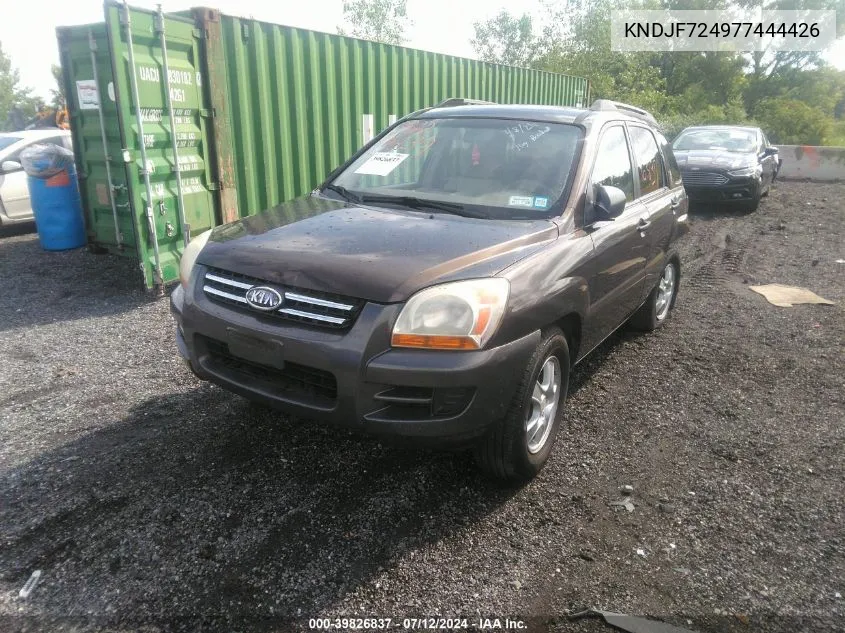 KNDJF724977444426 2007 Kia Sportage Lx