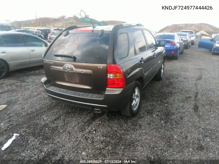 KNDJF724977444426 2007 Kia Sportage Lx