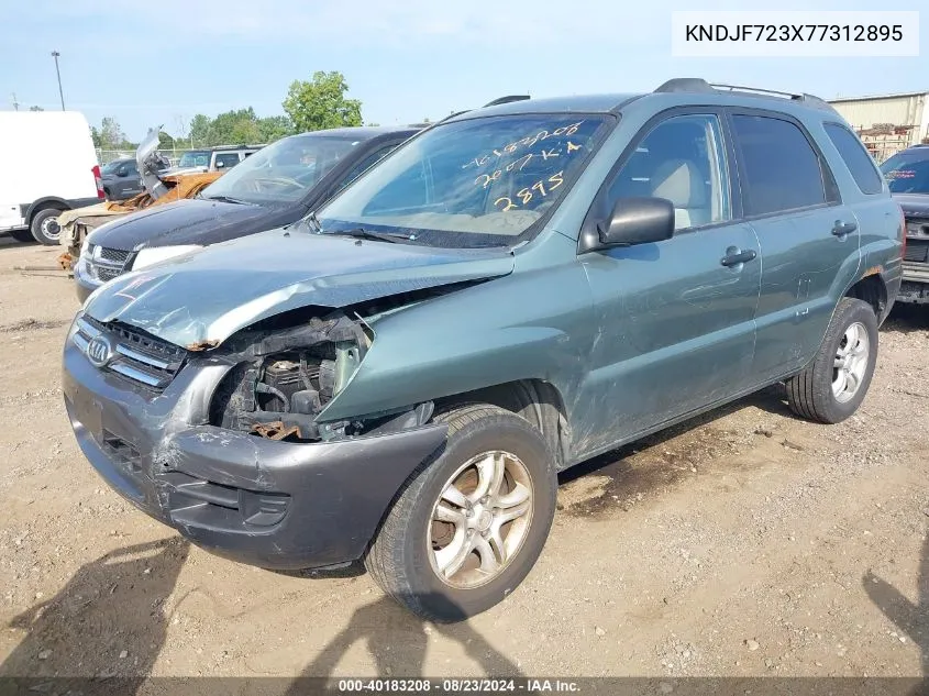 KNDJF723X77312895 2007 Kia Sportage Lx V6