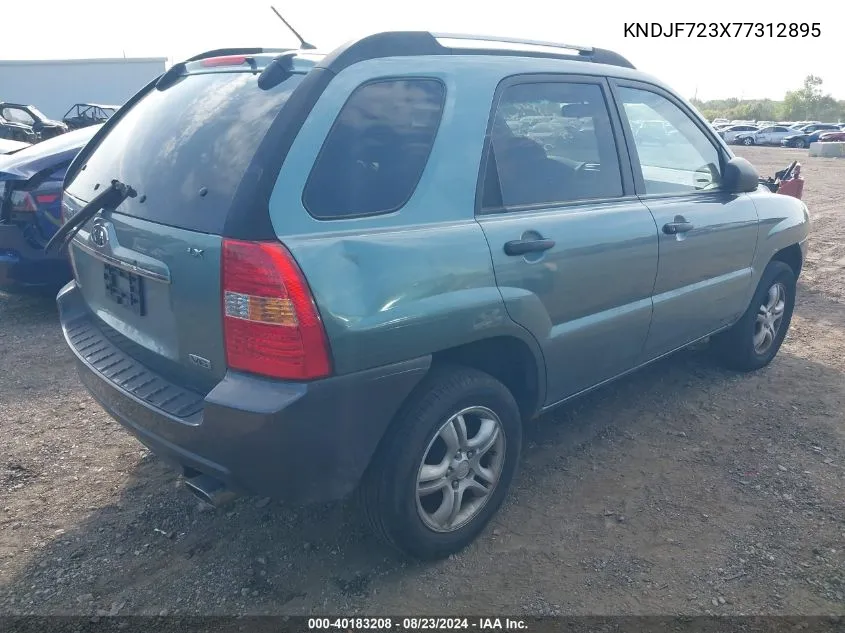 KNDJF723X77312895 2007 Kia Sportage Lx V6