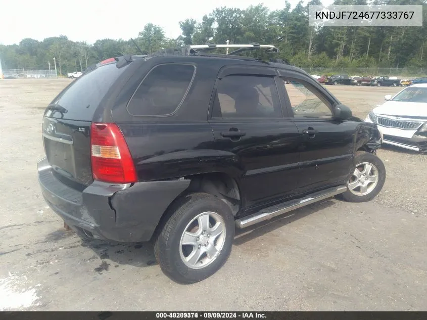 KNDJF724677333767 2007 Kia Sportage Lx