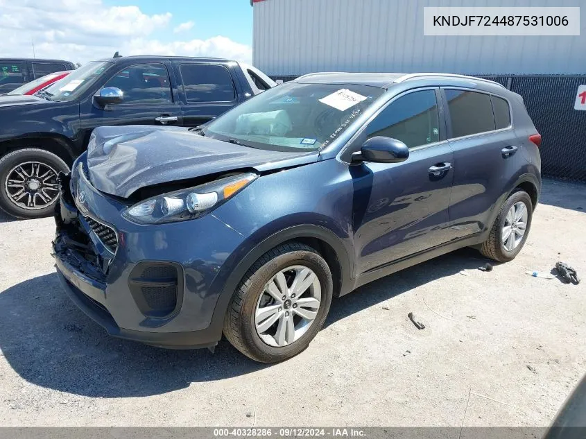 KNDJF724487531006 2008 Kia Sportage Lx