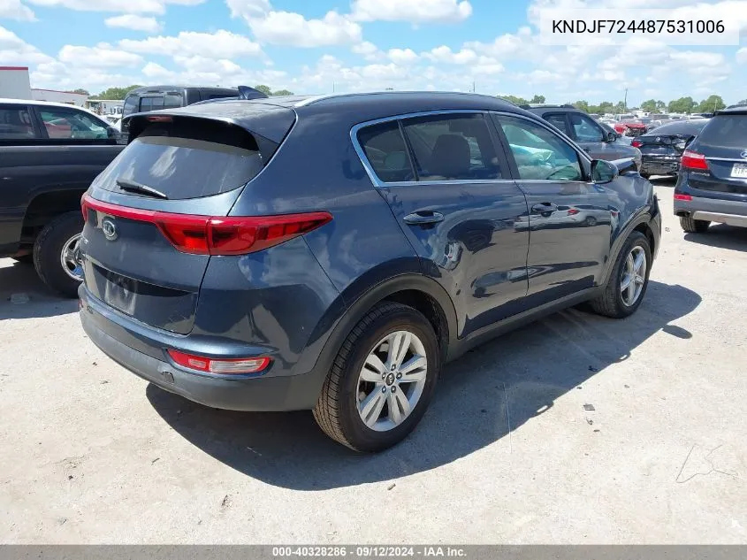 KNDJF724487531006 2008 Kia Sportage Lx