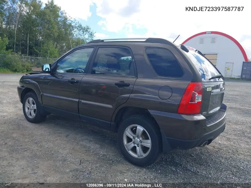 KNDJE723397587787 2009 Kia Sportage