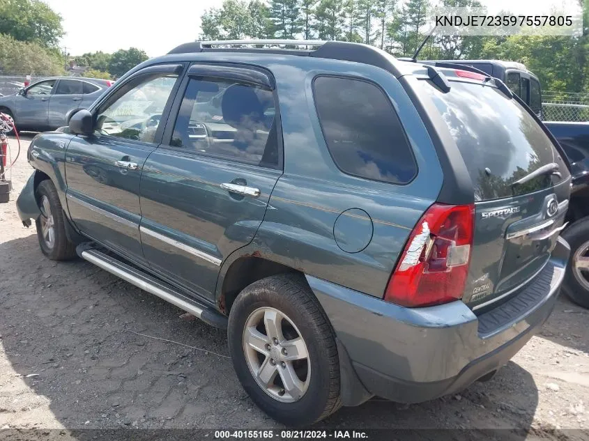 KNDJE723597557805 2009 Kia Sportage Lx/Ex