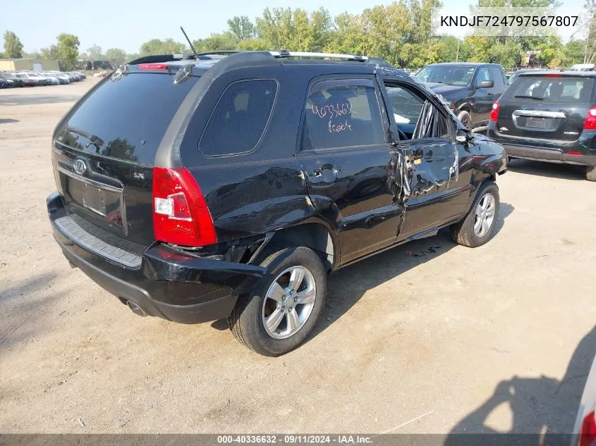 KNDJF724797567807 2009 Kia Sportage Lx