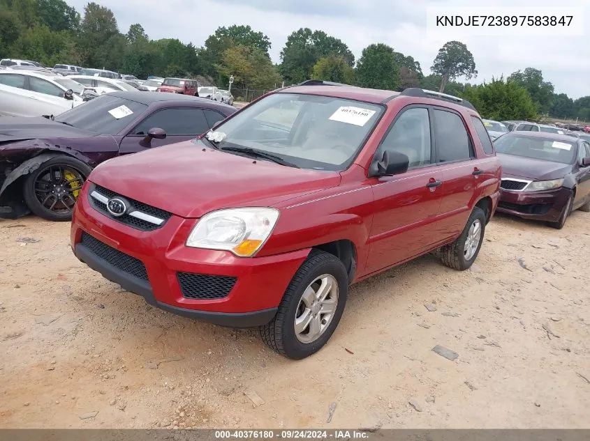 KNDJE723897583847 2009 Kia Sportage Lx V6