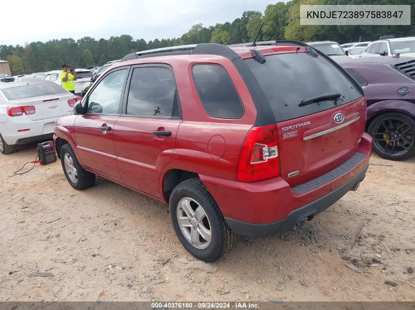 KNDJE723897583847 2009 Kia Sportage Lx V6