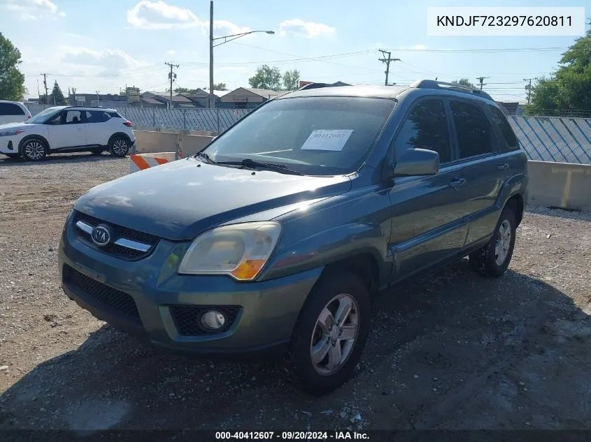 2009 Kia Sportage Ex V6 VIN: KNDJF723297620811 Lot: 40412607