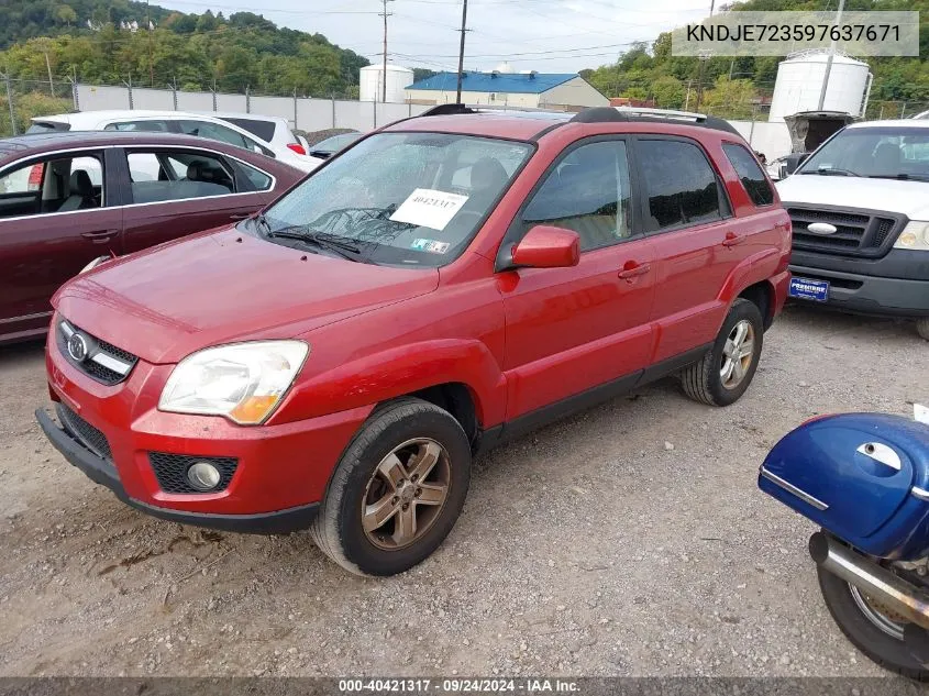 KNDJE723597637671 2009 Kia Sportage Lx/Ex