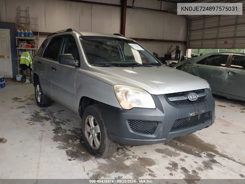 KNDJE724897575031 2009 Kia Sportage Lx