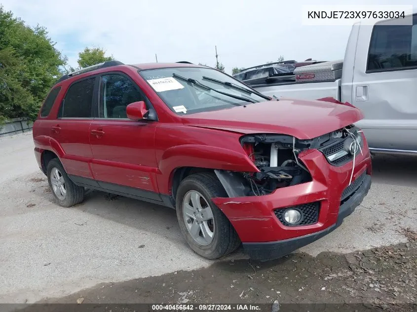 KNDJE723X97633034 2009 Kia Sportage Ex V6