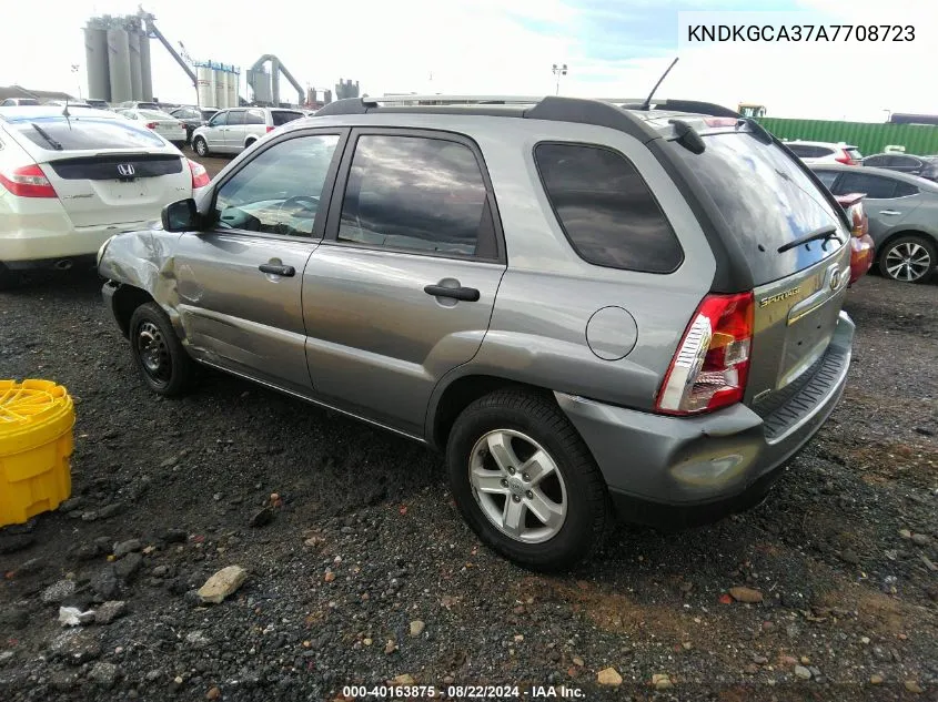 2010 Kia Sportage Lx V6 VIN: KNDKGCA37A7708723 Lot: 40163875