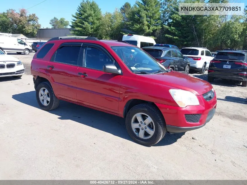 2010 Kia Sportage Lx V6 VIN: KNDKGCA3XA7709851 Lot: 40426732