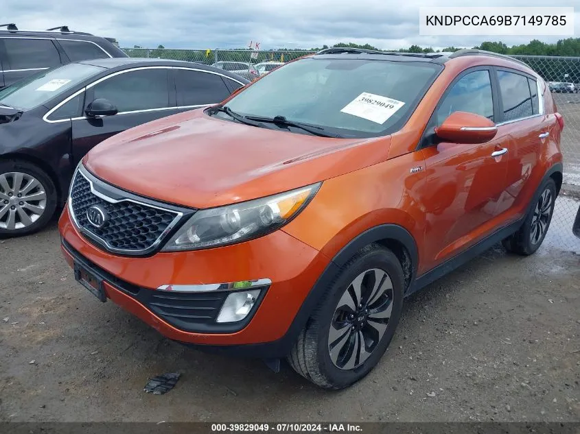 KNDPCCA69B7149785 2011 Kia Sportage Sx