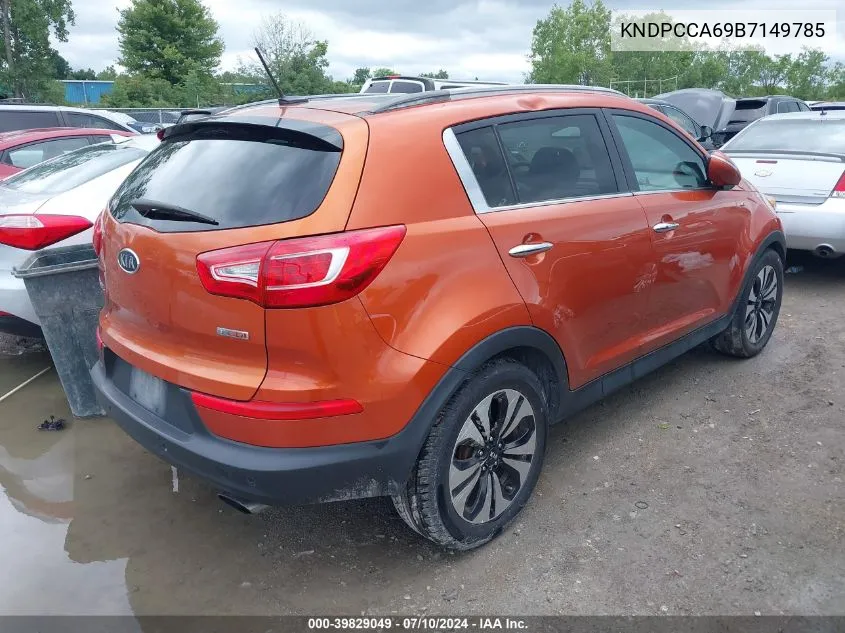 KNDPCCA69B7149785 2011 Kia Sportage Sx