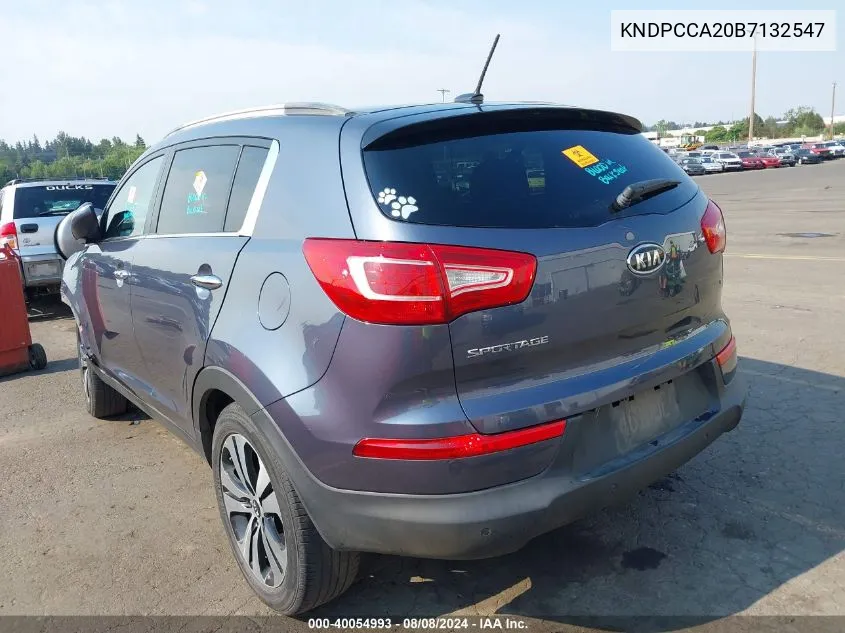 KNDPCCA20B7132547 2011 Kia Sportage Ex