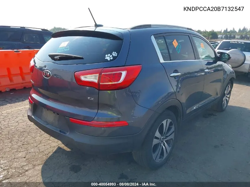 KNDPCCA20B7132547 2011 Kia Sportage Ex