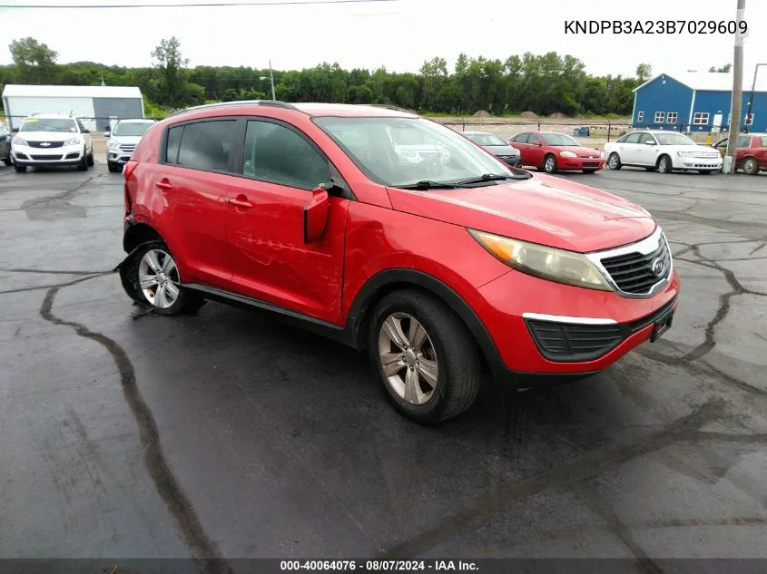 KNDPB3A23B7029609 2011 Kia Sportage Lx